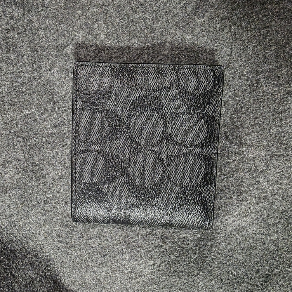Coach Black Signature Wallet